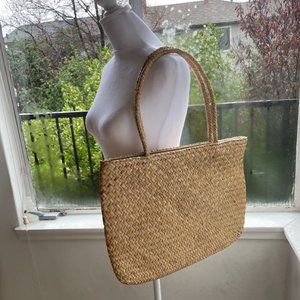 Vintage Straw Shoulder Bag